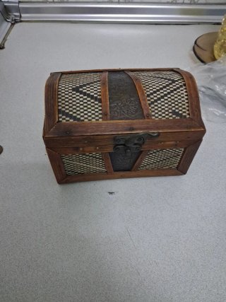 Baúl de madera para colección