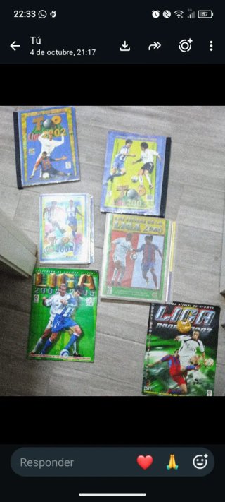 Lote de 6 Álbumes de Cromos de Fútbol