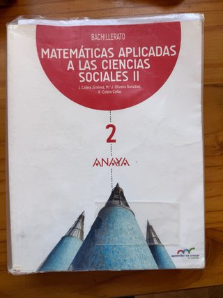 Matemáticas aplicadas a las ciencias sociales II