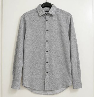 Camisa blanca estampada