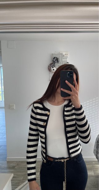 Chaqueta de rayas Mango
