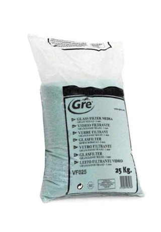 Gre VF025 - Vidrio filtrante 25 Kg