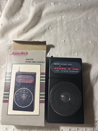 Radio Portátil AM/FM Supertech