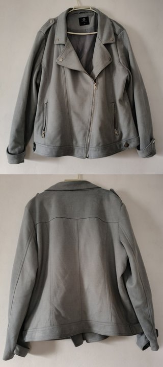 Chaqueta Gris de Entretiempo Mujer
