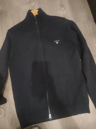 Chaqueta de punto Gant negra