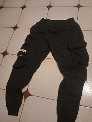 Pantalones Cargo Negros