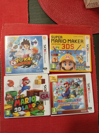 Lote 4 Videojuegos Nintendo 3DS