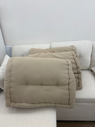 3 Cojines de Respaldo para Sofá