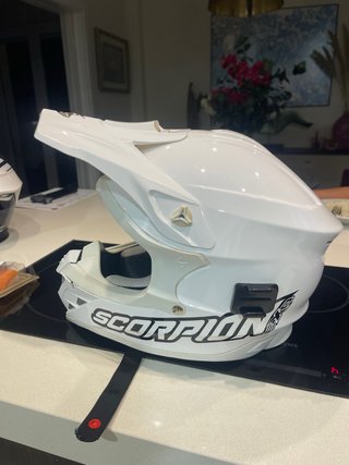 Casco Scorpion EXO VX 15 Blanco