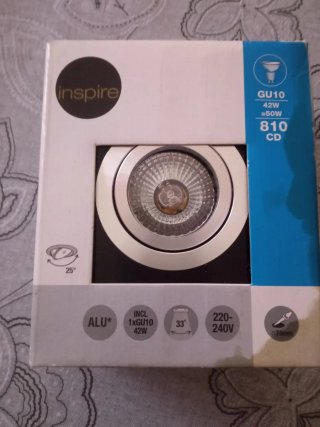 Foco Empotrable Inspire GU10  9x9
