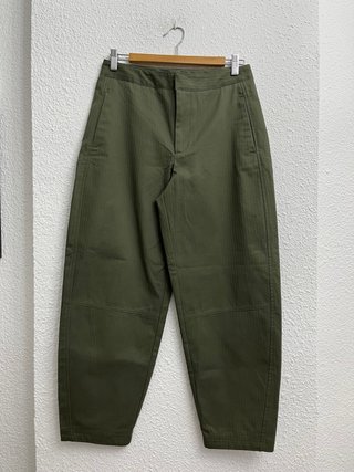 Pantalón Bombacho Verde Zara