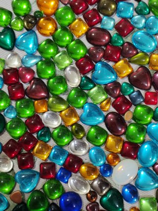 100 Cuentas Swarovski Vintage Mix