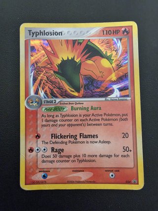 Carta Pokémon Typhlosion 034 Black Star Promo