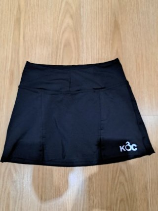 Falda de pádel K&C Fashion Sport negra