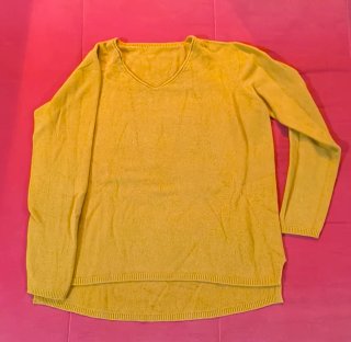Jersey Mostaza Cuello en V
