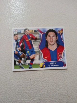 Cromo de Messi - F.C. Barcelona