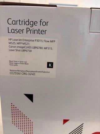 Tóner negro compatible HP CE255X / Canon CRG-324II