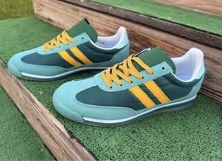 Zapatillas Deportivas Verdes y Amarillas