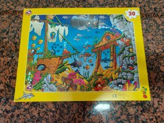 Puzzle Infantil de 30 Piezas con Marco