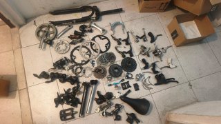 Lote de piezas para bicicleta MTB