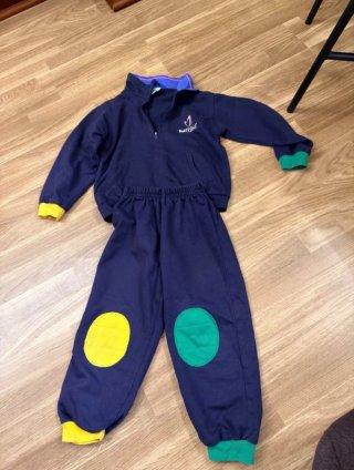 Chándal Infantil Azul con Detalles