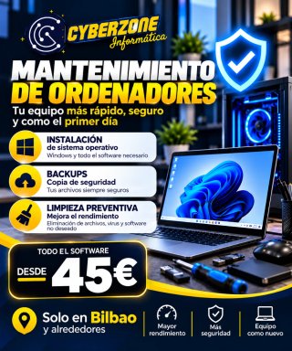 Reparación y Mantenimiento PC Bilbao