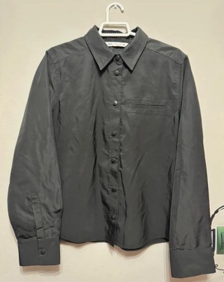 Camisa Negra Zara Talla M