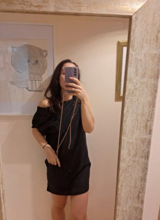 Vestido Negro Zara nuevo