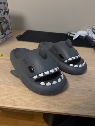 Chanclas de Tiburón Grises