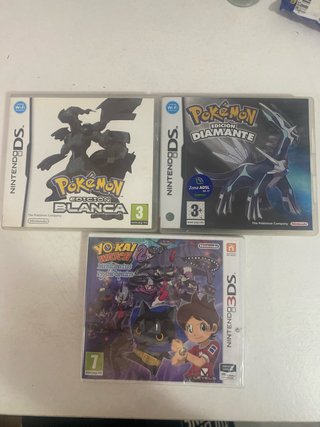 3 Juegos: Pokémon completos y Yo-Kai Watch Precint