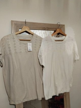Set de 2 Camisas con Encaje