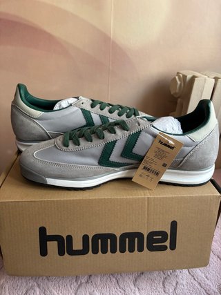 Zapatillas Hummel City88 Grises y Verdes hombre
