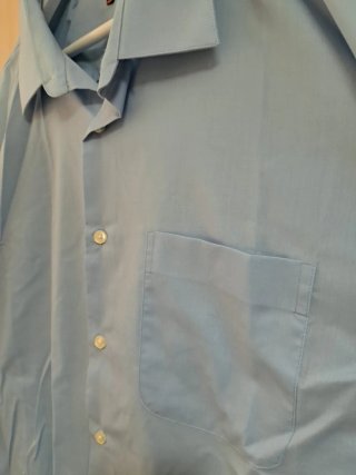 Camisa lisa azul