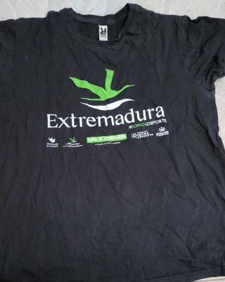 Camiseta Negra Roly Talla L