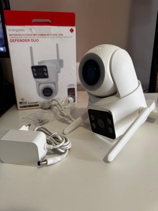 Cámara Exterior WiFi energeeks Defender Duo