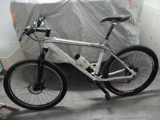 Bicicleta de Montaña Rockrider Blanca