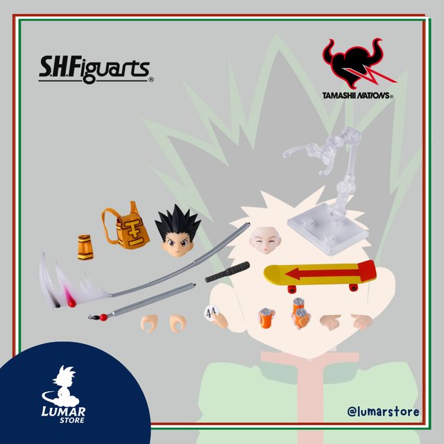 Partes S.H. Figuarts Gon & Killua Hunter x Hunter