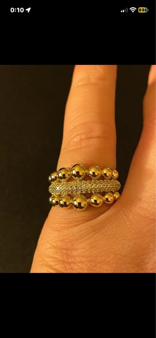Anillo de oro laminado 14k