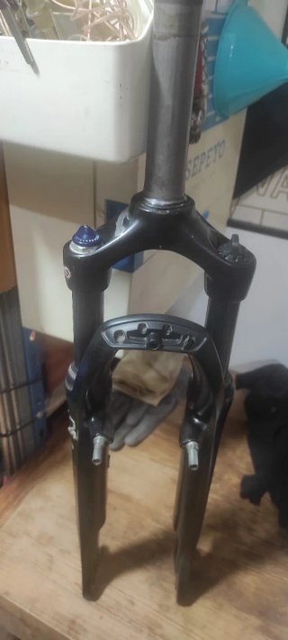Horquilla de Suspensión Delantera Negra