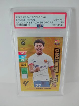 Cromo Lamine Yamal Adrenalyn XL PSA 10