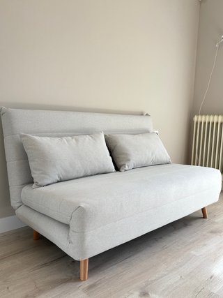 Sofá Cama 2 Plazas Beige Nio - Maisons du Monde
