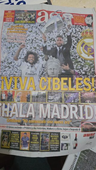 Portada periódico AS Real Madrid