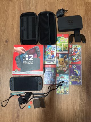 Nintendo Switch con 7 Juegos y Accesorios
