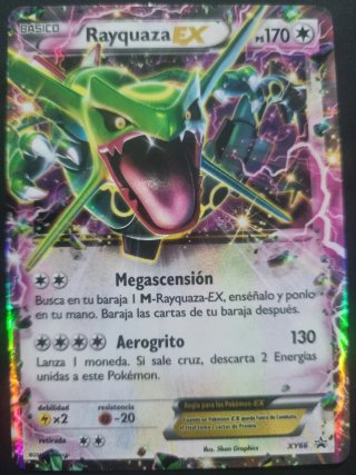 Carta Pokémon Rayquaza EX XY66