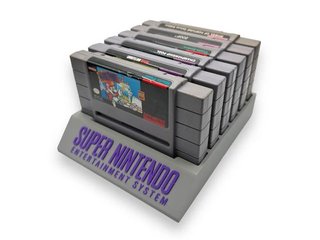 Expositor para 6 juegos de Super Nintendo (SNES)