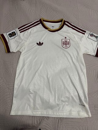Camiseta España Adidas Blanca Talla M