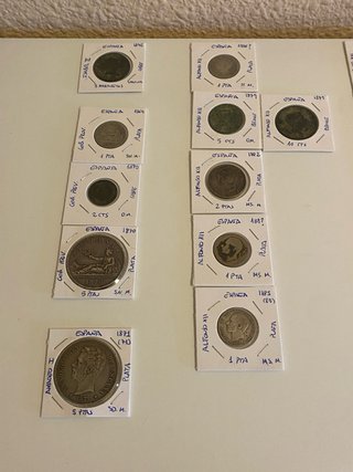 Lote 25 monedas antiguas