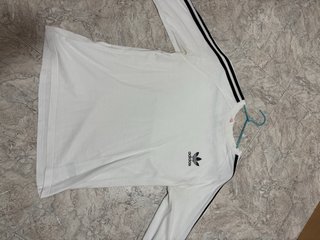 Camiseta manga larga adidas blanca