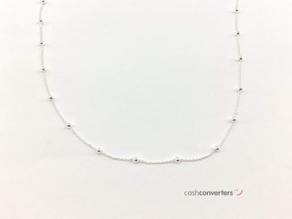 cadena plata 925mm 22cm