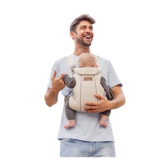 Mochila Portabebé Jané Dual 3 Posiciones Beige